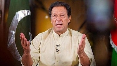 "Pakistan wasn't established for people seeking help from others," Imran Khan said while addressing the long march via a video link, Geo News reported. (File Photo)