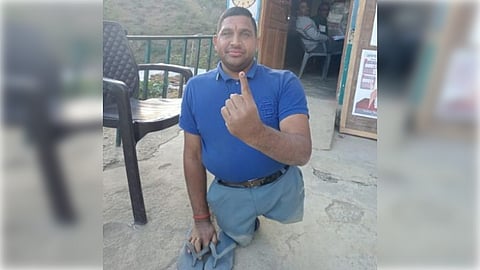PwD voter was Pawan Kumar (34) of Bajan village in the Arki assembly constituency, Himachal Pradesh.