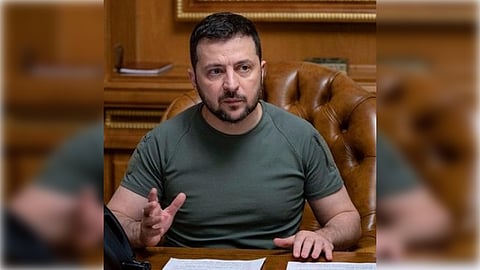 Zelensky, who urged the US to help Ukraine in the war, said "the US military aid to Ukraine was not charity, but an investment in security for the future," the BBC reported on Thursday. (File Photo- IANS)