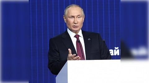 Putin ordered the Russian military to maintain and improve the combat readiness of the nuclear triad. (File Photo-IANS)