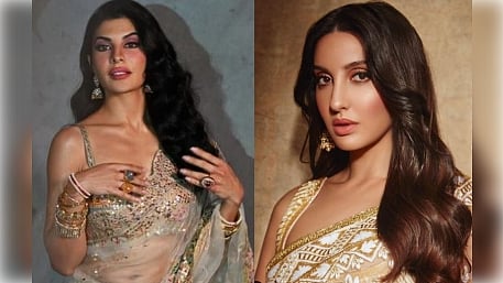 Jacqueline Fernandez (Left) and Nora Fatehi (Right)- IANS