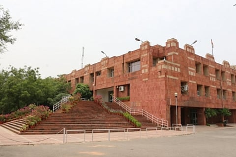 Slogans against the Brahmin community were seen on the walls of JNU's School of International Studies- (File Photo-IANS)