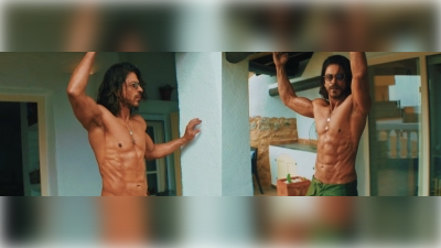 Even as his upcoming film 'Pathaan' stirred a political hornets' nest with its 'Besharam Rang' number, Shah Rukh Khan was busy answering a phalanx of questions. (IANS)