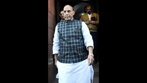 Addressing the 95th Annual Convention of Federation of Indian Commerce and Industry (FICCI) in New Delhi, Rajnath Singh asserted that India has no intention to capture the land of other countries. (File Photo-IANS)