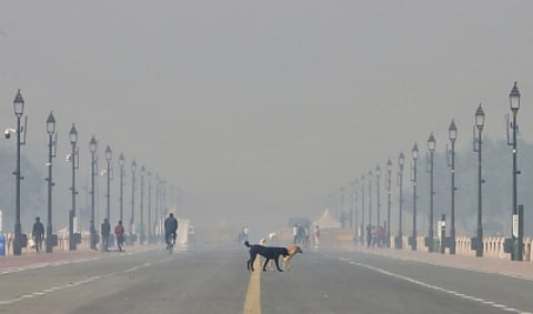 The air quality of the national capital on Tuesday morning continued under the "very poor" category as the quality index was recorded at 321 level. (IANS)