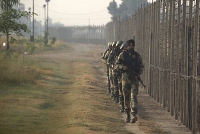 BSF jawans patrolling the border. (File Photo-IANS)