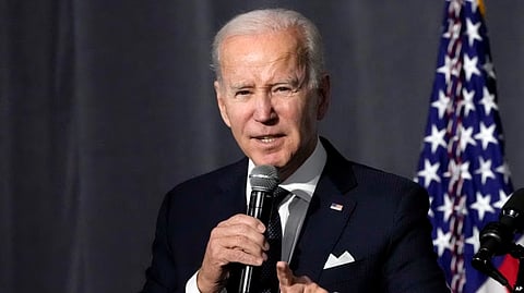 U.S. President Joe Biden speaks in Washington, Jan. 16, 2023. (AP)