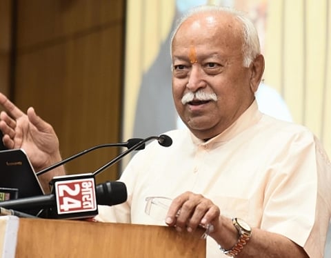 File- RSS chief Mohan Bhagwat. (IANS)