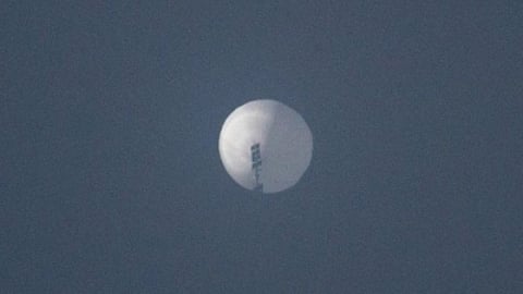 Chinese spy balloon. (IANS)
