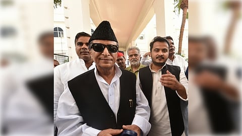 A case was registered against Azam Khan, his son, and seven others at Chhajlet police station of Moradabad district. (File Photo/IANS)