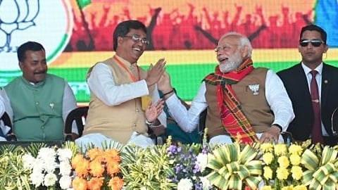 The Matrize exit poll for Meghalaya predicted 21-26 seats for the NPP, 6-11 seats for the BJP, 8-13 for the TMC, 3-6 for the Congress, and 10-19 for others. (File Photo/IANS)