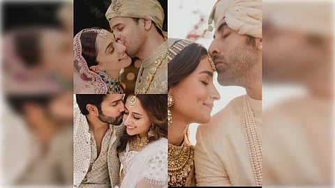 Karan, who has nurtured their talents with his sense of Hindi cinema and market dynamics, and has been their constant pillar, took to his Instagram recently to pen a heartfelt note for Sid as he shared a picture from the wedding ceremony which shows Sid placing a peck on his wife's cheek. (IANS)