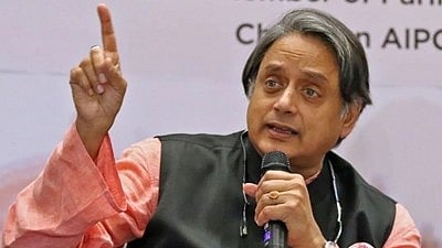 Tharoor said the future of India is bright as long as Congress fights the good fight and we have to send a message from here. (File Photo/IANS)