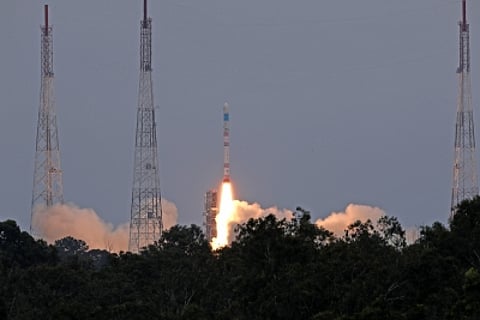 Countdown for 2nd flight of ISRO's SSLV rocket with 3 satellites to begin at 2.48 am Friday. (IANS)
