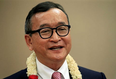 Cambodian leader Sam Rainsy says he is backing Tea Seiha to succeed current leader Hun Sen.