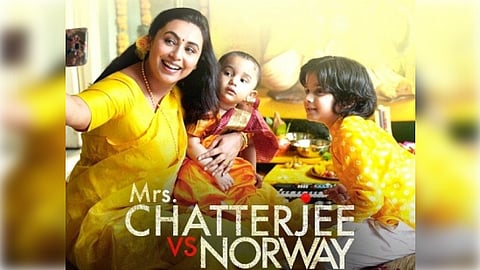 The film stars Rani Mukerji in the lead and is based on the actual case of Sagarika Bhattacharya who was living there with her husband Anup Bhattacharya with two children. 
