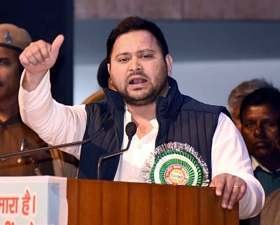Tejashwi Yadav reached the CBI headquarters at around 10.40 a.m. He was allowed to go for a lunch break in the afternoon. Later his questioning went on till 8.05 p.m. (File Photo/IANS)