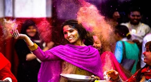 Let us see how to take care of our skin during Holi. (Representative Image/IANS)