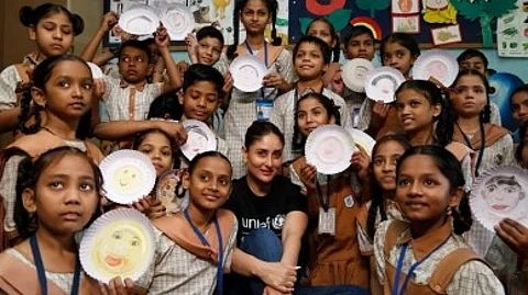 Kareena Kapoor Khan encourages literacy and fundamental education