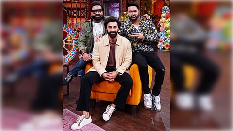 Ranbir appeared on 'The Kapil Sharma Show' along with the cast of the film including Shraddha Kapoor and Anubhav Singh Bassi. (IANS)