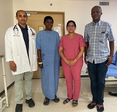 Zambian woman suffering from rare tumour operated at Hyderabad hospital. (IANS)