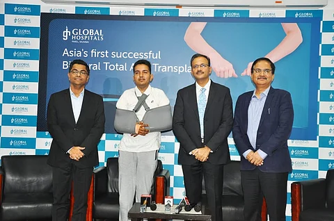 The medical team led by the hospital's Dr. Nilesh G. Satbhai performed the 16-hour complex surgery on Prema Ram, 33, of Ajmer, and rekindled his hopes of an independent normal life with arm transplant.
