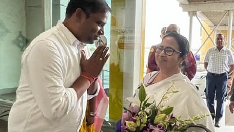 West Bengal Chief Minister and Trinamool Congress' President Mamata Banerjee arrived in Odisha on Tuesday on a three-day visit.