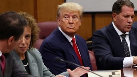 Merchan released him without bail and Trump left for a local airport from where he flew on his private Boeing 757 to his Mar-a-Lago home.