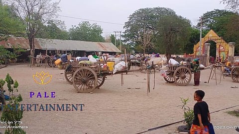 People are fleeing and only seven houses are left in Sagaing region,” the villager said.