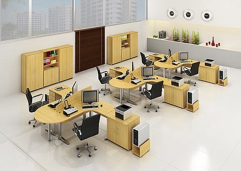The Office furniture they choose looks more appealing to the eye rather than considering the ease for the customer.