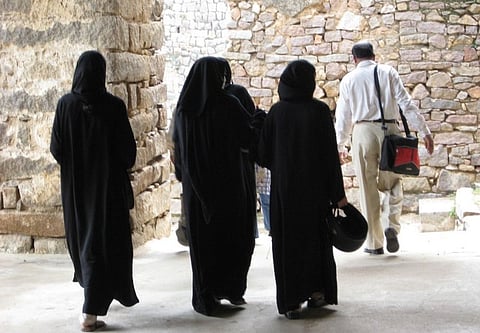 The students alleged that the management asked them to remove their burqas and when they refused they did not allow them to sit their exams. (Representational image: Wikimedia commons)