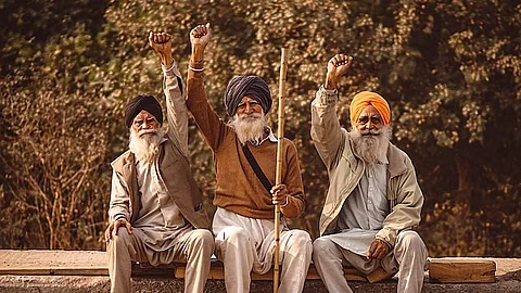 The BJP once again showed its anti-farmer face yesterday by ordering a baton charge on farmers. (Wikimedia: Representational image)