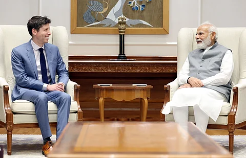 The Prime Minister reacted after meeting OpenAI CEO Sam Altman in the national capital. (IANS)