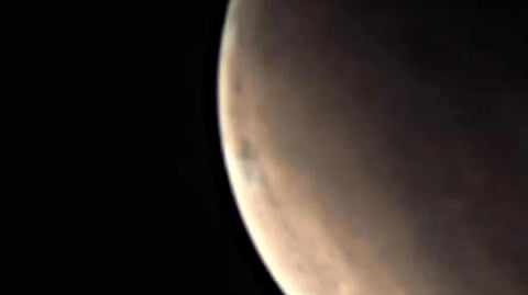 According to James Godfrey, spacecraft operations manager at ESA's mission control centre in Germany, one normally sees images from Mars and knows that they were taken days before. (IANS)