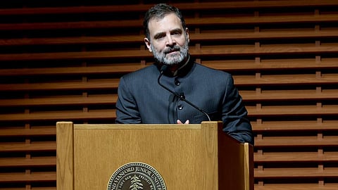 Rahul Gandhi, who is on a six-day visit to the US said, "I have heard about your institution. I have been asked to speak about global transition and how the world is changing. (IANS)
