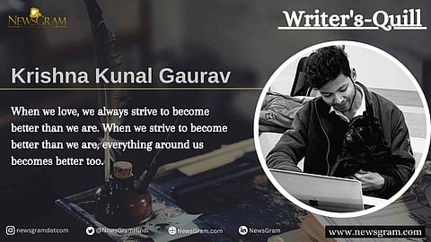 Krishna Kunal Gaurav, BA(JMC) and a business developer.