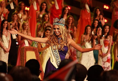 Miss World 2008 winner Miss Russia Ksenia Sukhinova. (Wikimedia Commons)