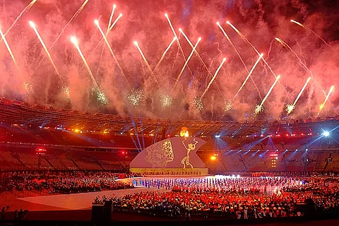 The Hangzhou Asian Games run from Sept. 23 through Oct. 8, while the Asian Paralympic Games run from Oct. 22-28, with real-name registration required to enter all events. (Wikimedia Commons)
