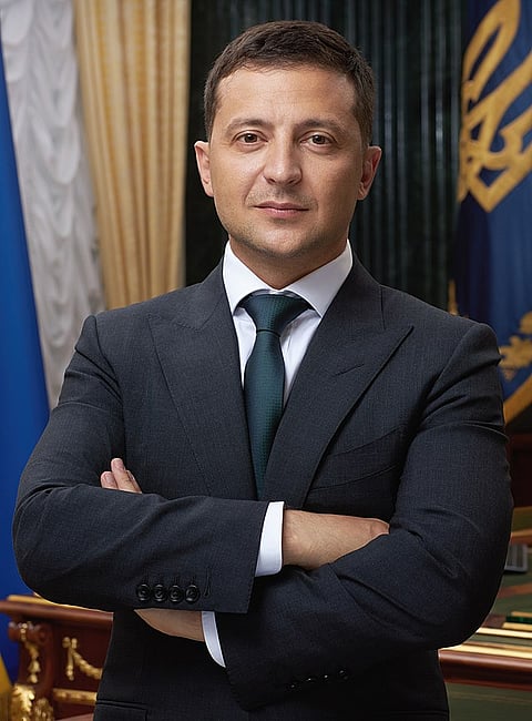 Zelensky, Polish President attend church service in Ukraine (Wikimedia Commons)