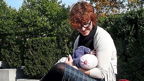 Lack of lactation rooms at the workplace present a key challenge for new mothers who resume work from office post their maternity.(Representational image, Wikimedia Commons)