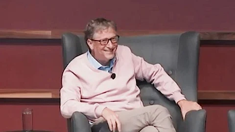 "So, if you do a web search on Sal Khan, you might get some of this guy," Gates said, showing a picture of actor Salman Khan. (Wikimedia Commons)