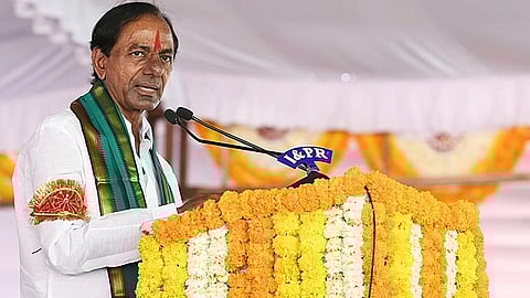 Sangma met KCR, as the Telangana Chief Minister is popularly known, at the latter's official residence Pragathi Bhavan. (Wikimedia Commons)