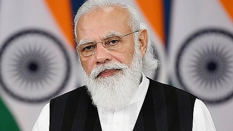 "Had an excellent meeting with Jensen Huang, the CEO of @nvidia. We talked at length about the rich potential India offers in the world of AI". PM Modi posted on X. (Wikimedia Commons)