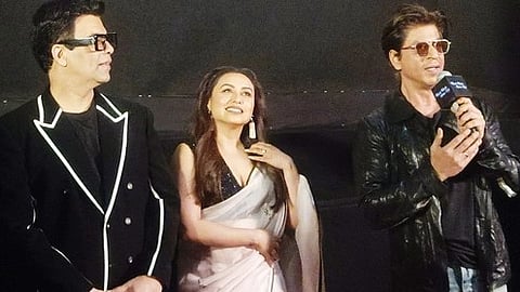 Actress Rani Mukerji, who celebrated 25 years of her cult movie 'Kuch Kuch Hota Hai', shared that her co-star Shah Rukh Khan has taught her to romance(IANS)