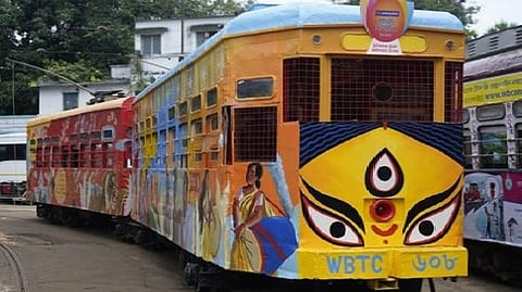 In a heartfelt tribute to the vibrant culture and people of West Bengal, Asian Paints has orchestrated a magnificent transformation of Kolkata's iconic tram (IANS)