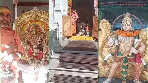 For the first time after 1947, Navratri Puja was held at the Sharda Devi Temple near the Line of Control (LoC) in Teetwal village of J&K’s Kupwara district.(IANS)