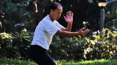 Published online in the Journal of Neurology Neurosurgery & Psychiatry, the findings show that practising tai chi was associated with slower disease progression and lower doses of required drugs over time. (Unsplash)