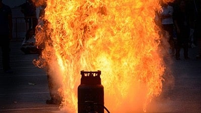 At least eight persons were injured when a gas cylinder exploded in a tenement on Gazdar Road in Bandra west here on Saturday, the BMC Disaster Control said on Saturday.(IANS)