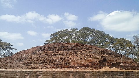 The Bhattiprolu Stupa holds immense historical and religious significance.