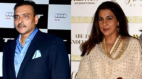 One of the most talked-about aspects of his early fame was Shastri's relationship with Bollywood actress Amrita Singh
